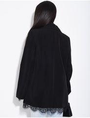 Blazer à bordures dentelle