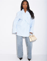 Blazer oversize à fentes