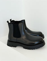 Bottines en similicuir