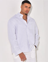 Chemise manches longues à rayures