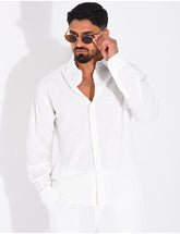 Chemise manches longues en lin