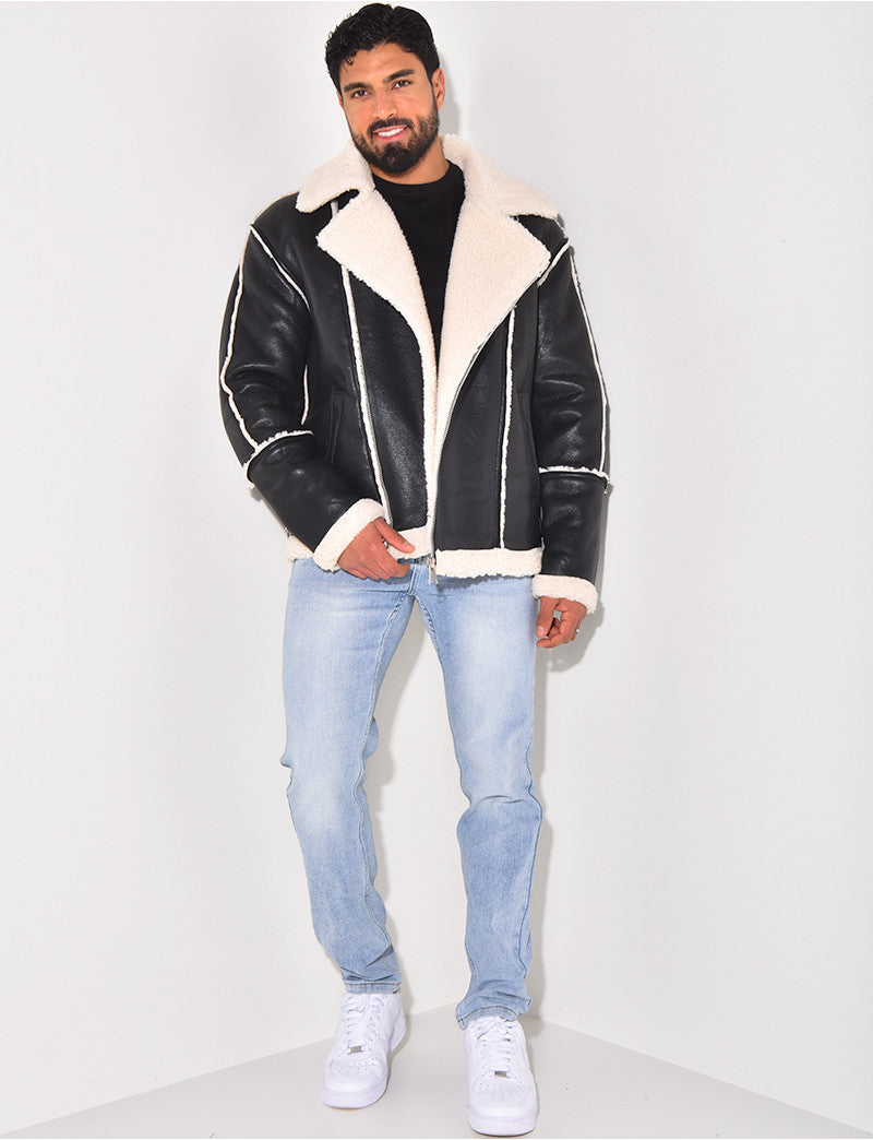 BOMBARDIER HOMME A FOURRURE
