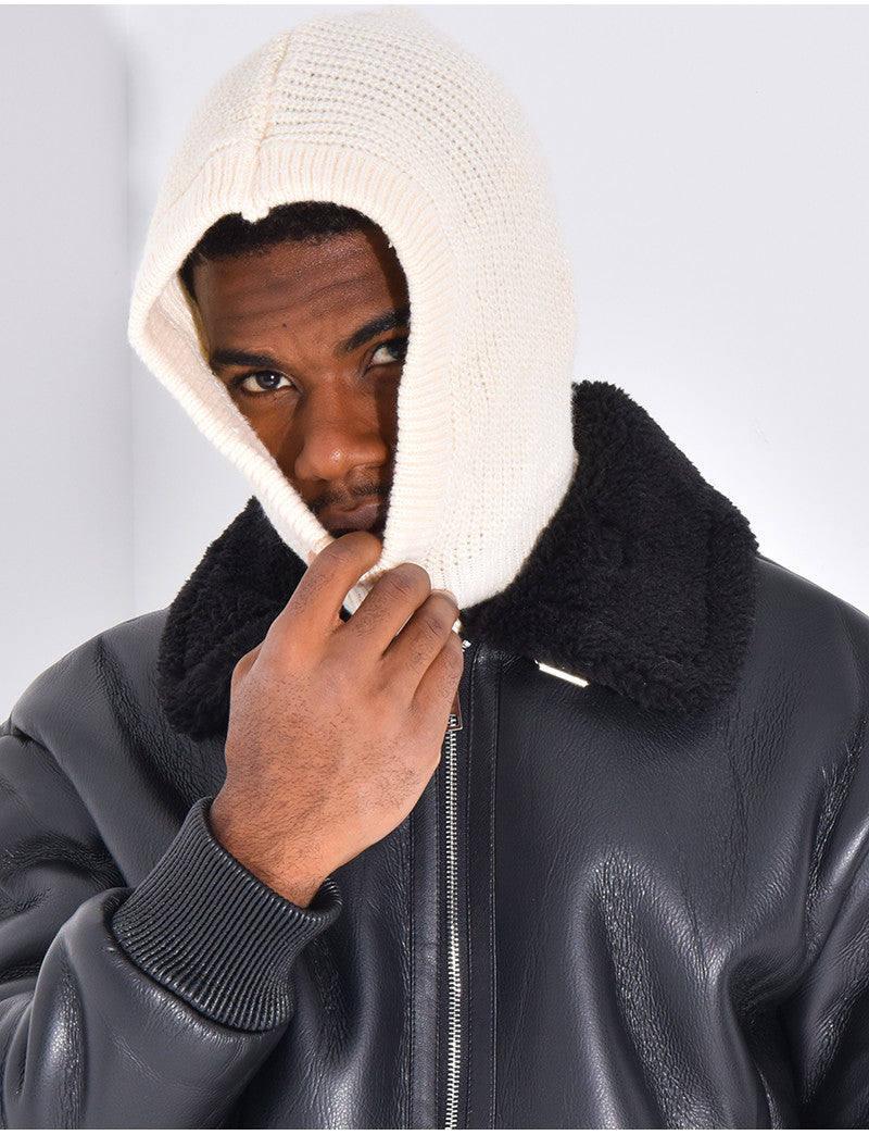 Cagoule en maille