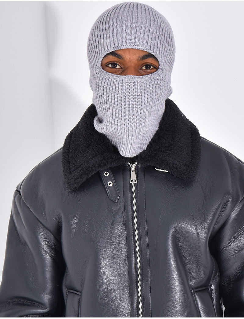 Cagoule ronde en maille