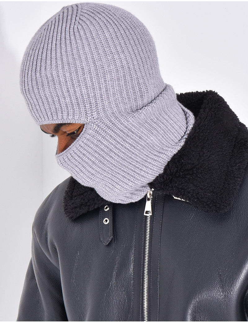 Cagoule ronde en maille