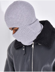 Cagoule ronde en maille