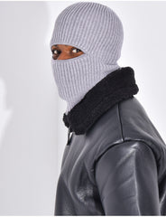 Cagoule ronde en maille