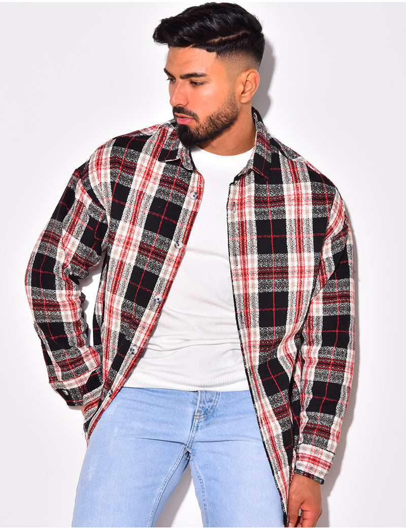 Chemise à carreaux