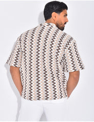 Chemise à motifs