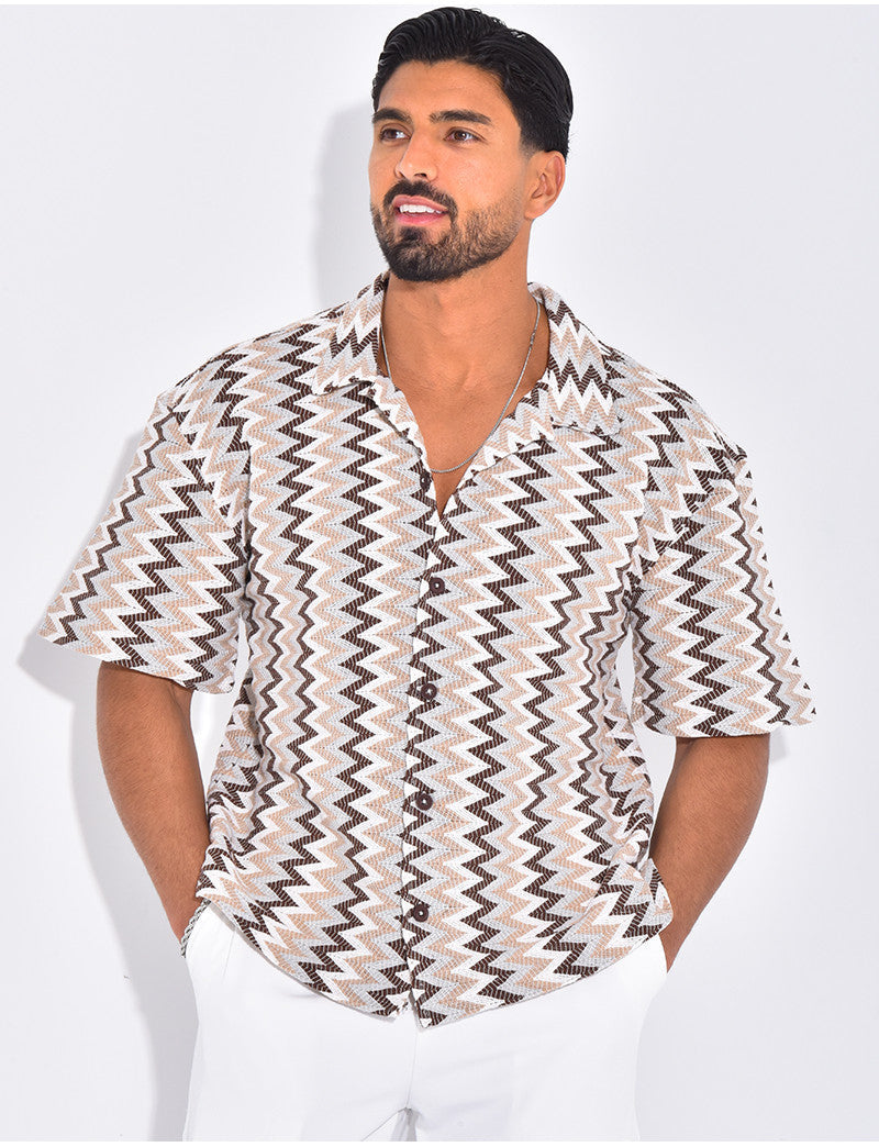 Chemise à motifs