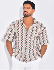 Chemise à motifs