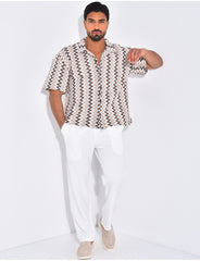 Chemise à motifs