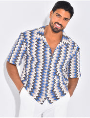 Chemise à motifs