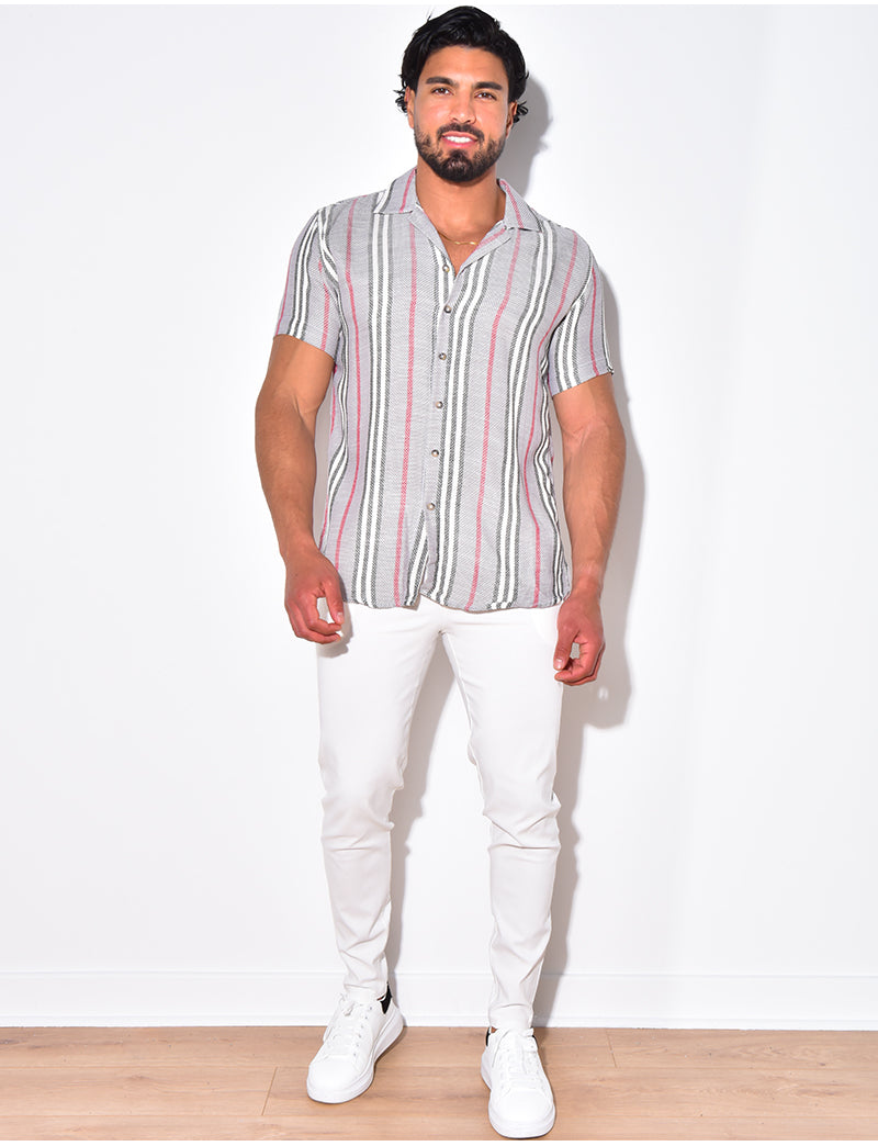 Chemise à rayures
