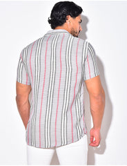 Chemise à rayures