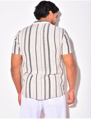 Chemise à rayures