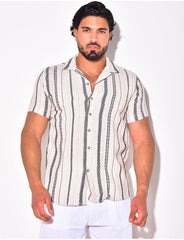 Chemise à rayures