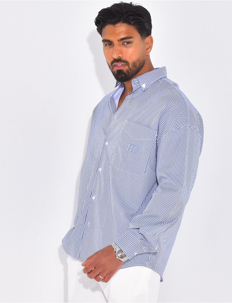 Chemise à rayures