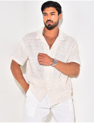 Chemise ajourée