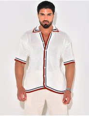 Chemise ajourée