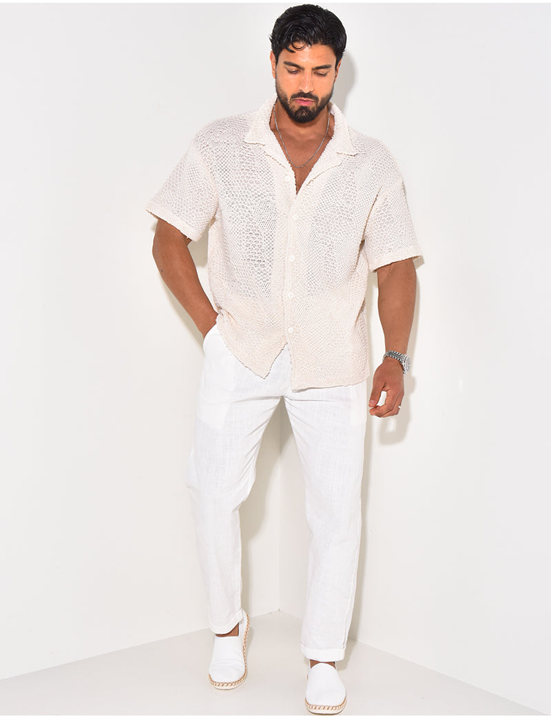 Chemise ajourée