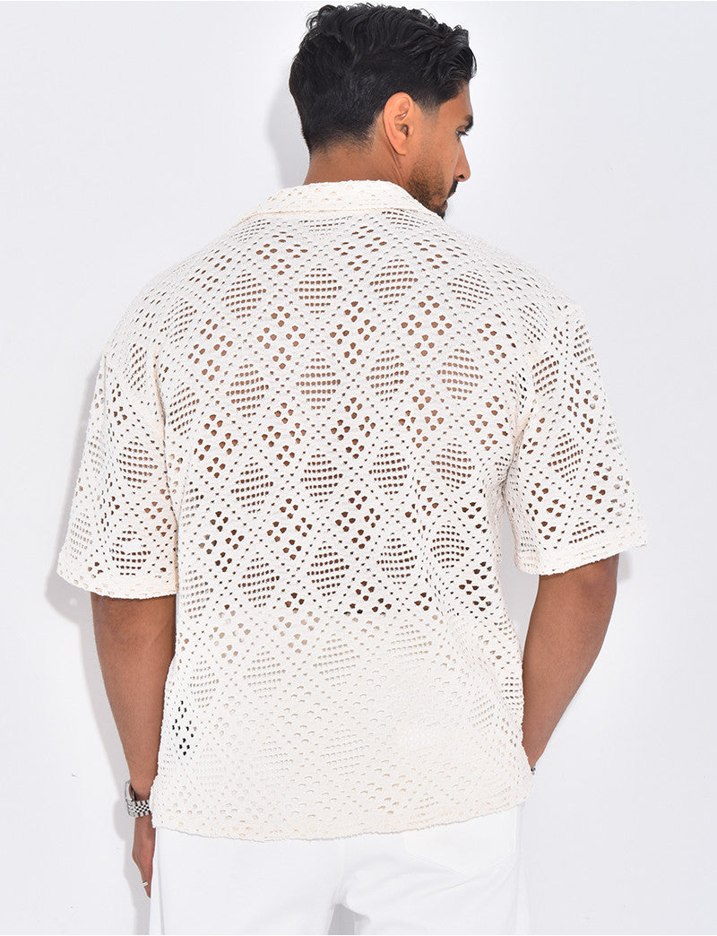 Chemise ajourée