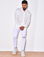 Chemise fluide à manches longues