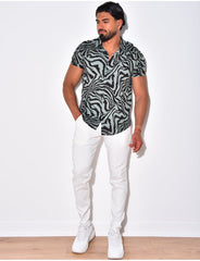 Chemise homme à motif