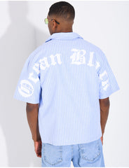Chemise Homme rayée "Ocean Block"