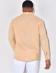 Chemise légère texturée
