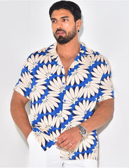 Chemise manches courtes à motifs