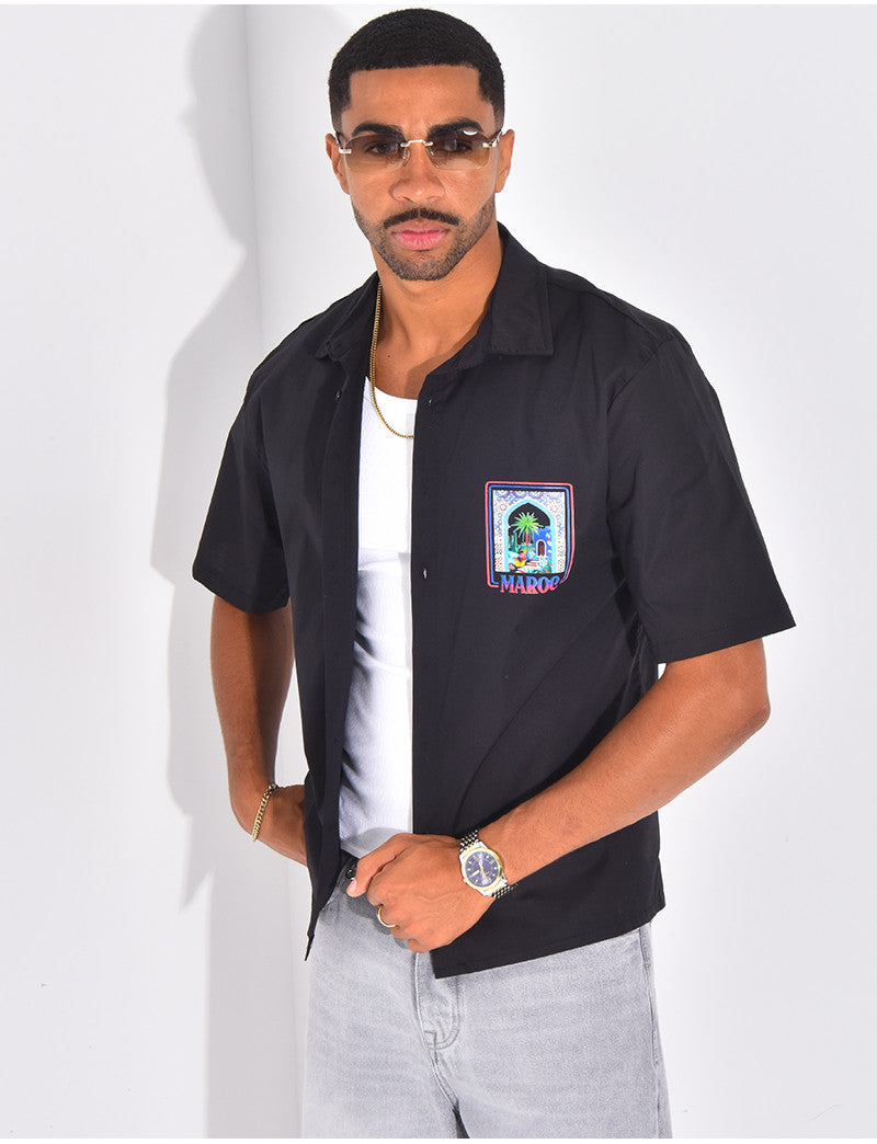Chemise manches courtes "Maroc"
