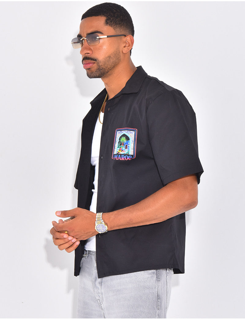 Chemise manches courtes "Maroc"
