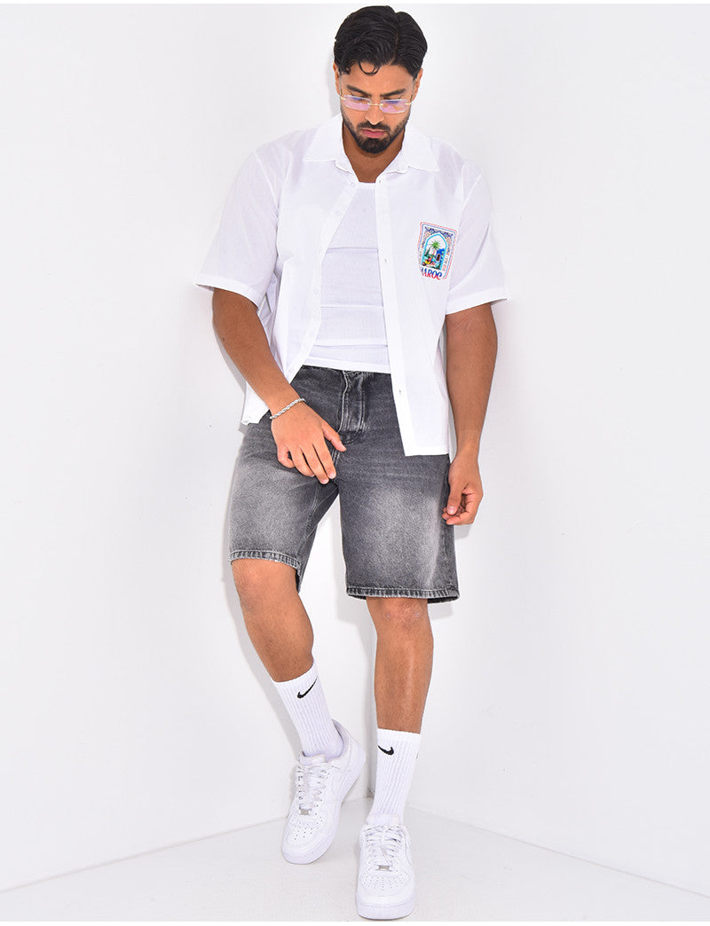 Chemise manches courtes "Maroc"