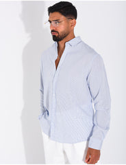 Chemise manches longues à rayures