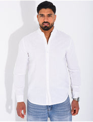 Chemise manches longues à rayures