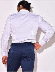 Chemise manches longues col rond