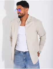 Chemise manches longues