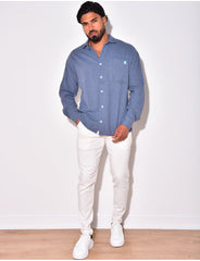 Chemise en lin manches longues